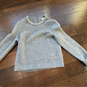 Tory Burch Women's Chain Crewneck Pullover